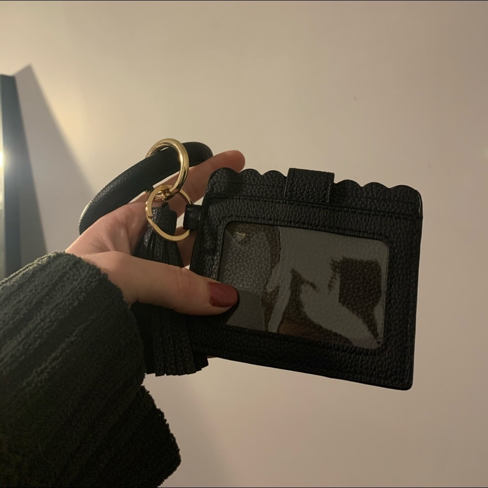 Black Wristlet Keychain
